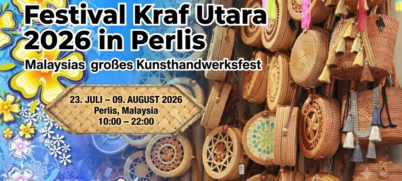 Festival Kraf Utara 2026 in Perlis: Malaysias großes Kunsthandwerksfest